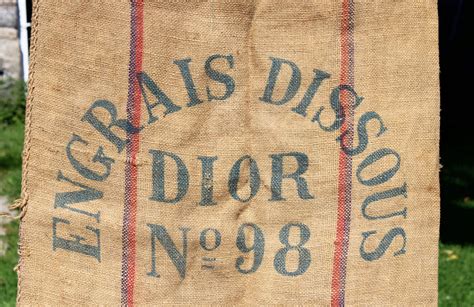 sac jute engrais dior